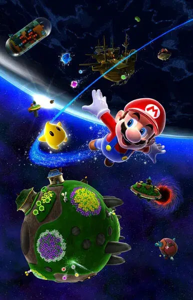 Super Mario Galaxy Box Art