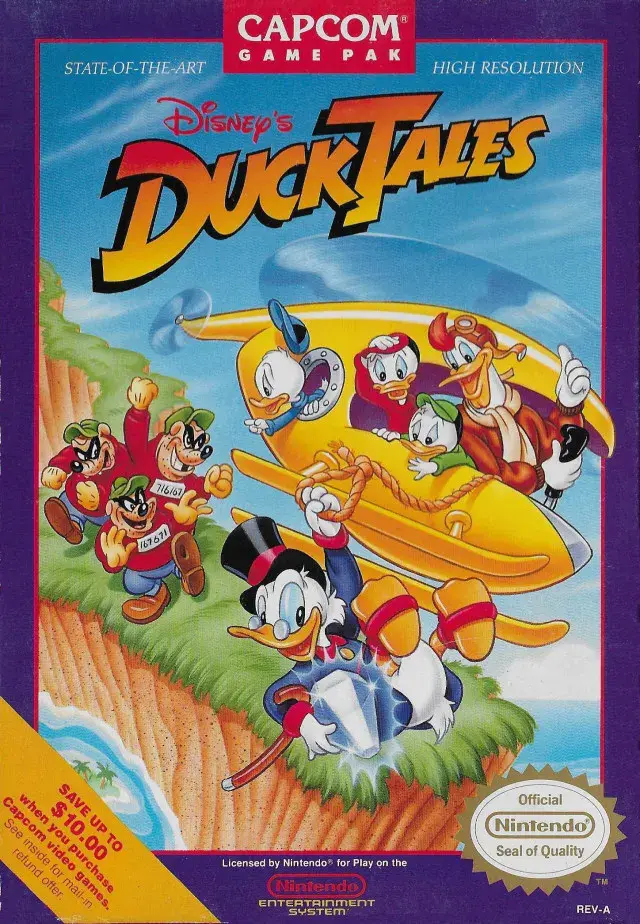 DuckTales NES box art