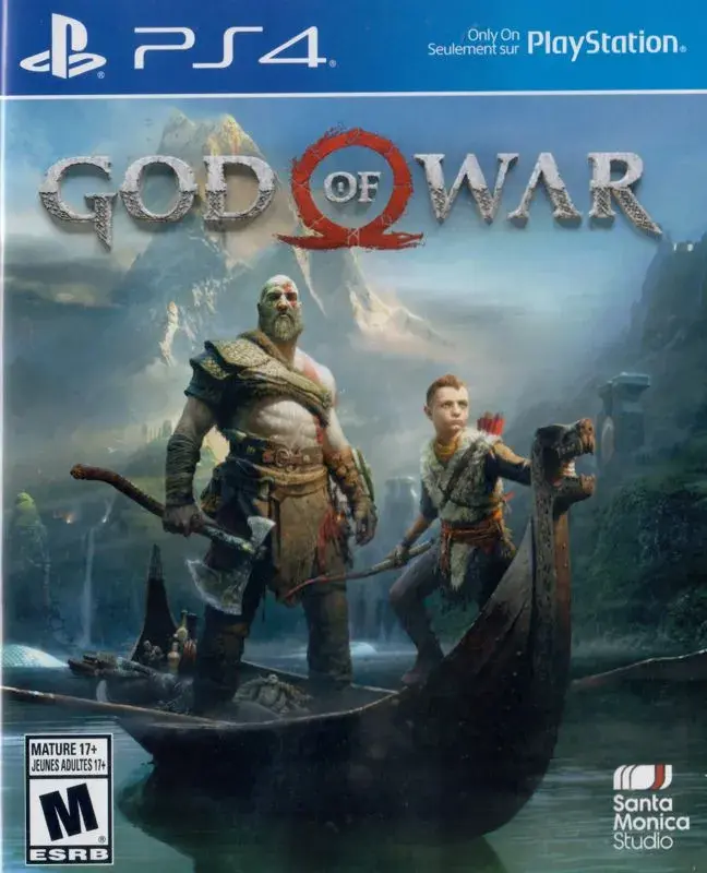 God of war PS4 Box art